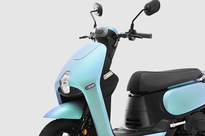 wujud motor matic baru SYM Priti 125, punya konsumsi BBM seirit ini