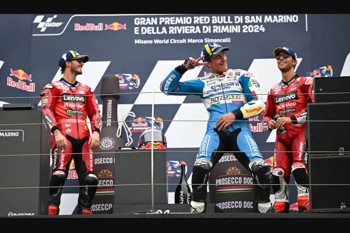 Marc Marquez disorakin penonton di MotoGP San Marino 2024, begini reaksi Pecco Bagnaia