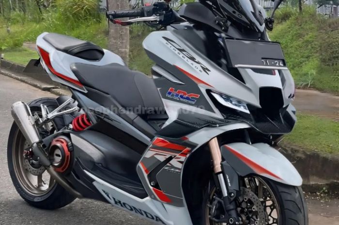 Digimods Honda CBR1000RR-R dalam wujud skutik karya Yosep Hendrawan