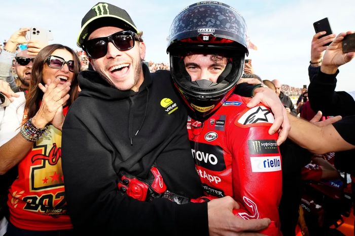 Pecco Bagnaia tanggapi soal permusuhan Valentino Rossi dan Marc Marquez