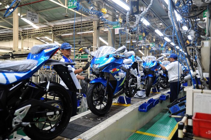 Sempat ada isu tutup, pabrik motor Suzuki nyatanya masih beroperasi dengan normal di Indonesia