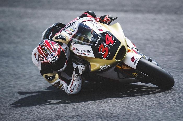 Pembalap Moto2 Mario Aji