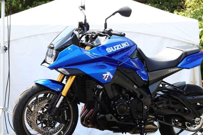 tampilan baru Suzuki Katana model year 2025