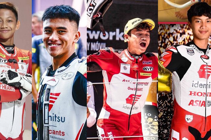 Ada 4 pembalap Indonesia yang balapan di MotoGP Mandalika 2024. Ayo dukung semuanya. 