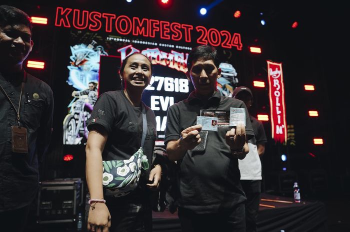 Ini dia pemenang Lucky Draw Kustomfest 2024 asal Surabaya