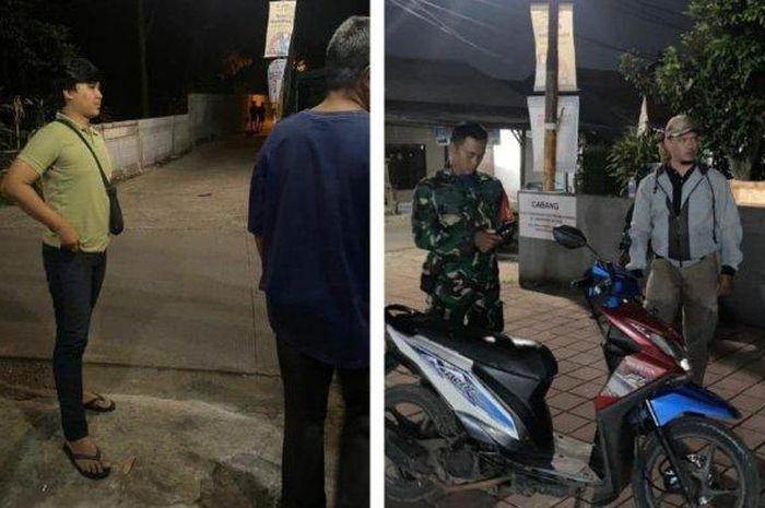 Honda BeAT milik duo maling helm ditinggal dan berakhir diamankan warga