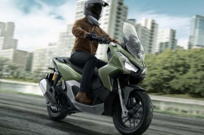 wujud Honda ADV 160 dengan warna baru Matte Green
