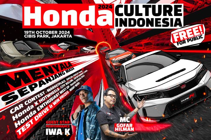 Honda Culture Indonesia digelar akhir pekan ini di Jakarta, (19/10/24)