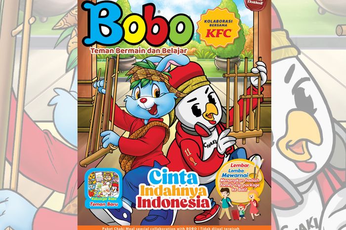 Lomba mewarnai kolaborasi majalah bobo dengan KFC Indonesia