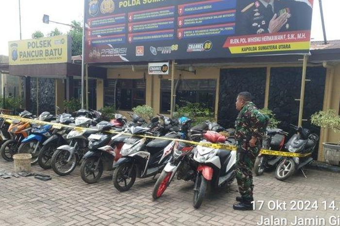 Ini daftar 21 motor bodong yang ditemukan polisi di rumah oknum TNI