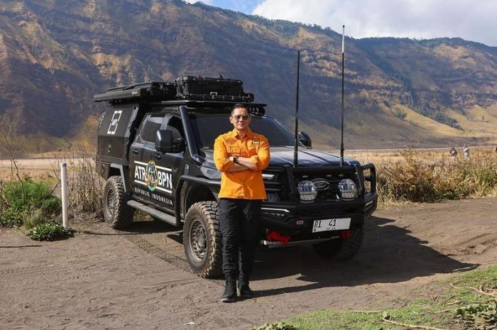Agus Harimurti Yudhoyono saat overlanding pakai Ford Ranger