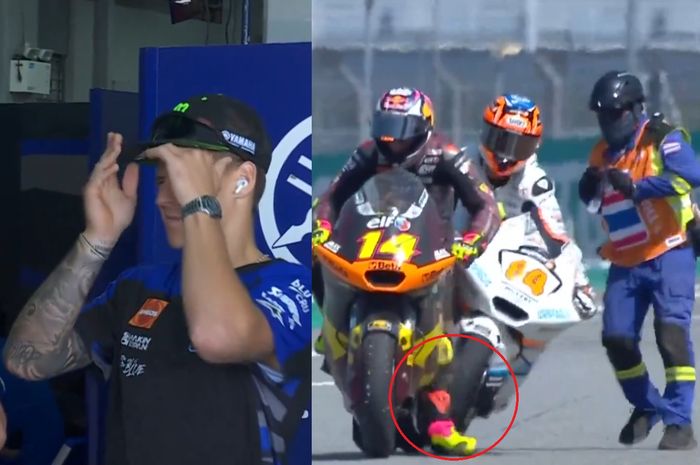 Tony Arbolino ditabrak Zonta van den Goorbergh, Fabio Quartararo sampai tidak berani melihat