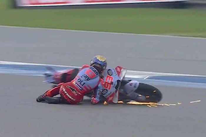 Ternyata bukan Marc Marquez pembalap MotoGP yang paling sering jatuh di musim balap 2024