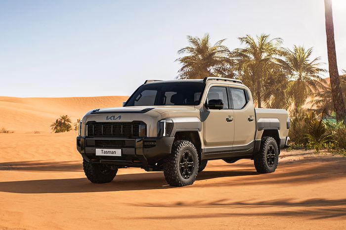 Kia Tasman meluncur sebagai mobil baru pikap pertama Kia.