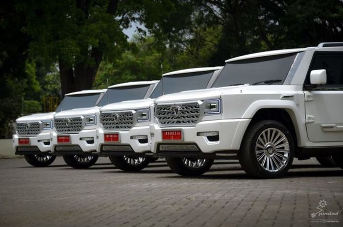 Prabowo minta Menteri, Wakil Menteri dan pejabat eselon 1 pakai maung pindad (foto Pindad MV3 Garuda Limousine)