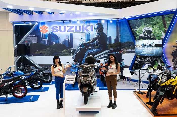 Booth Suzuki di IMOS 2024 pamerkan 8 model motor
