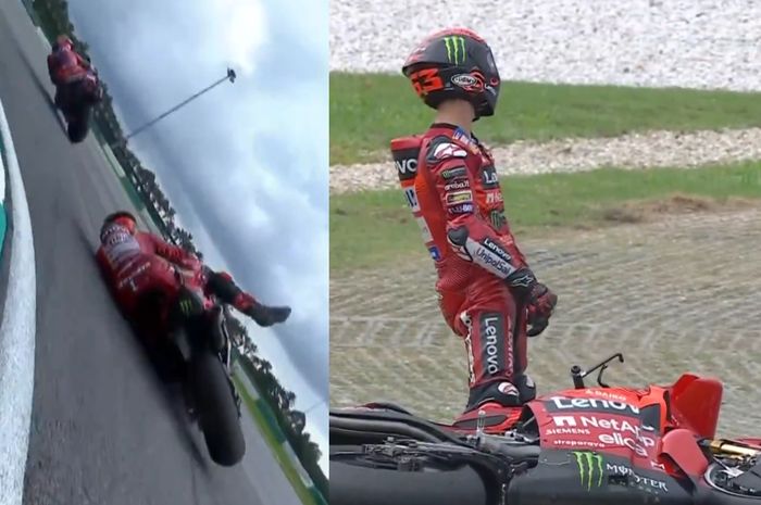 Ini alasan yang bikin Pecco Bagnaia jatuh di sprint MotoGP Malaysia 2024