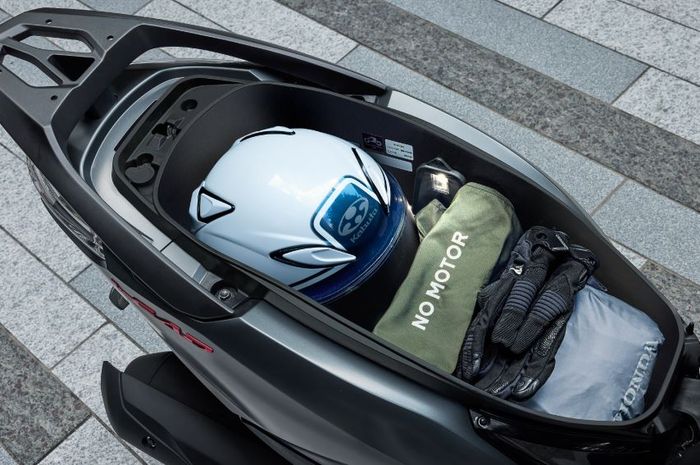 Ilustrasi bagasi motor