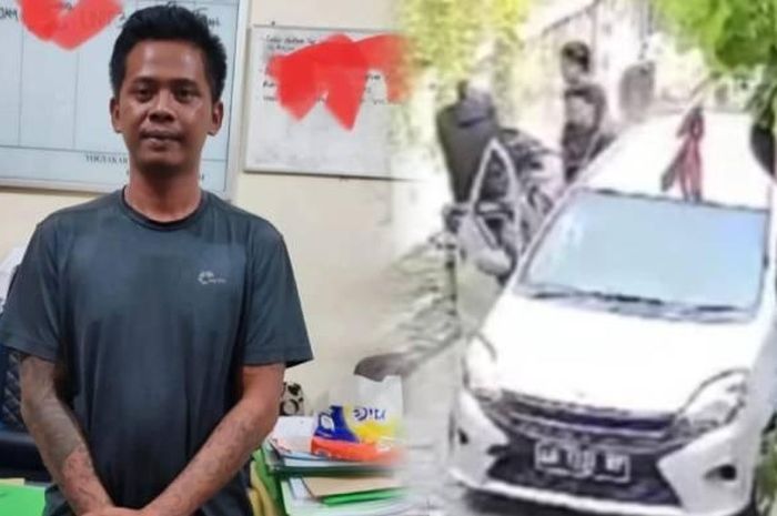 Pengemudi mobil pukul pemotor di tikungan viral. Wajah melas setelah dibekuk polisi