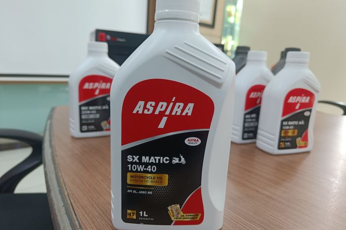 Oli Aspira SX 10W-40 untuk Yamaha Nmax kini sudah tersedia