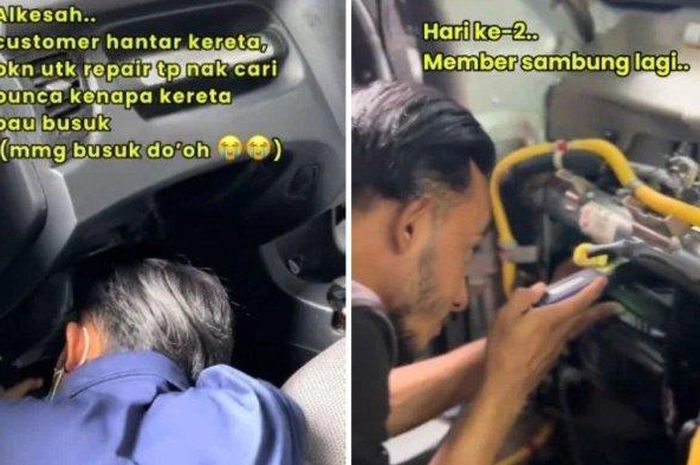 Seorang wanita habis duit jutaan demi cari sumber bau busuk di kabin. Ternyata asalnya dari sini