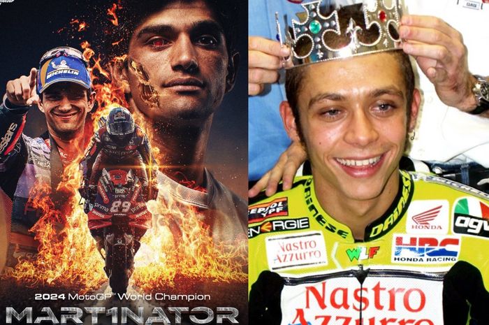 Jadi juara MotoGP 2024, Jorge Martin mengulangi sejarah Valentino Rossi
