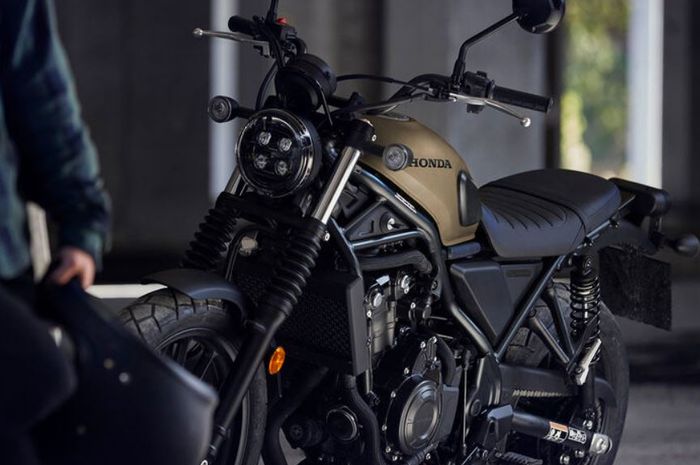 penampakan scrambler retro Honda CL500 model 2025