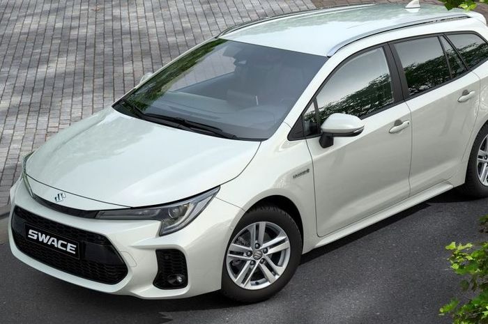 penampakan station wagon Suzuki Swace yang beredar di Inggris