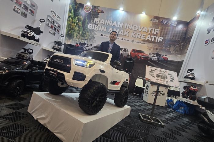 SHP Toys Luncurkan Mobil Mainan Elektrik Toyota Hilux GR Sport di GJAW 2024