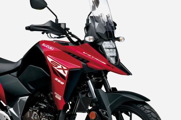 wujud Suzuki V-Strom 250SX model 2025 yang punya pilihan warna baru