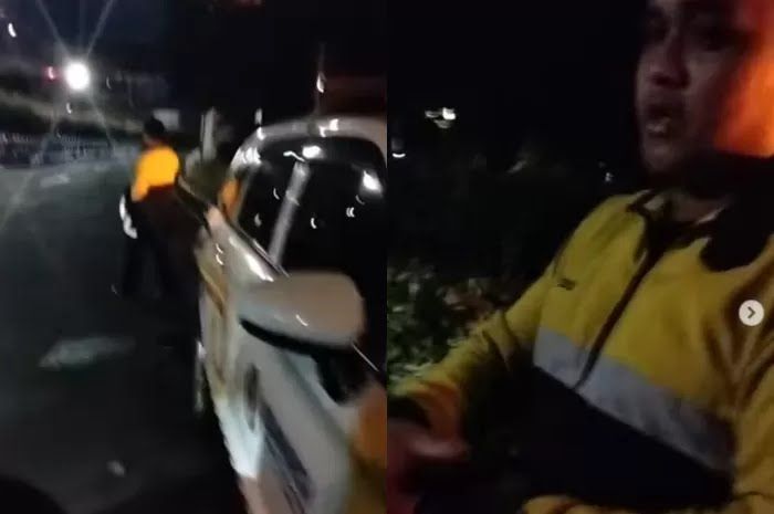 Pengendara motor ini dipalak Rp 500 ribu