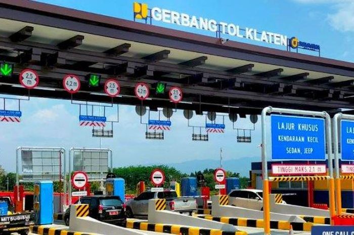 Ilustrasi gerbang tol