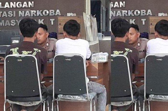 Ananda Bayu Hidayatullah dan rekannya melapor ke SPKT Polrestabes Palembang usai jadi korban penyekapan dan pemerasan modus beli motor di marketplace Facebook
