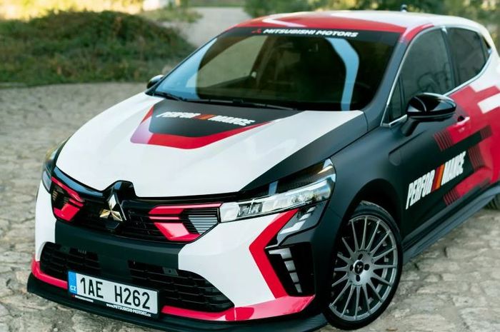 penampkakan Mitsubishi Colt Performance, hatchback sporty bernuansa racing dengan aksen Ralliart