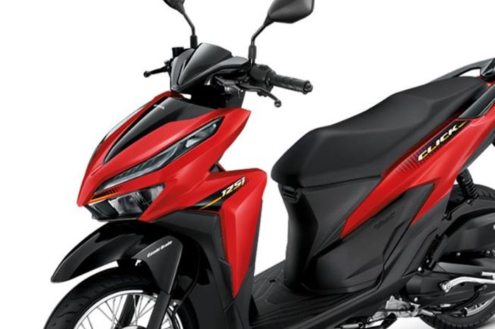 penampakan Honda Clik 125i SW alias Honda Vario 125 pelek jari-jari yang dijual di Laos