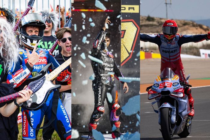 Tiga selebrasi terbaik di MotoGP 2024