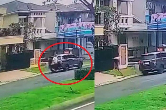 Kijang Innova milik pelaku perampokan di perumahan Bogor