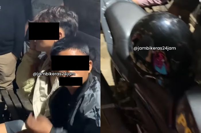 Remaja bobol bengkel dengan membawa motor dinas Polisi