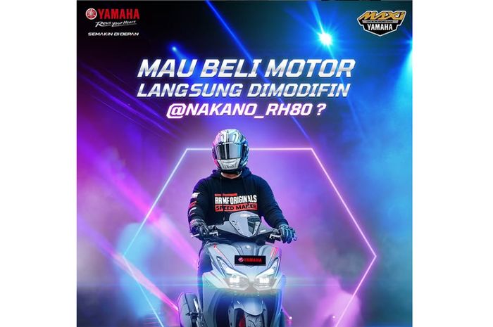 Modif gratis Yamaha Aerox Aplha dan Turbo