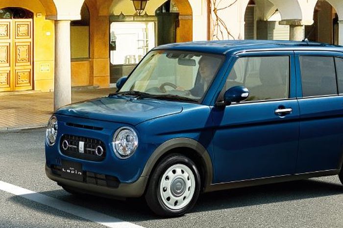 penampakan mobil compact Suzuki Lapin LC, menarik dengan tampilan retro dan punya konsumsi BBM irit