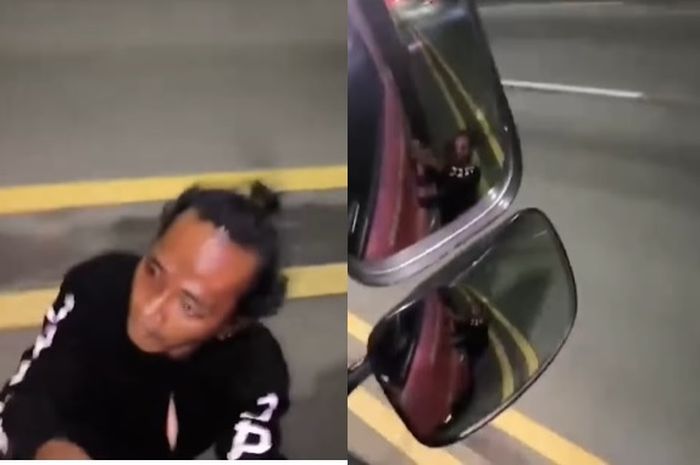 Viral pemalak sopir truk berubah ketakutan usai dikerjai si sopir.