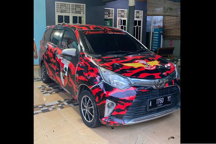 Penampakan Toyota Calya yang berganti skin