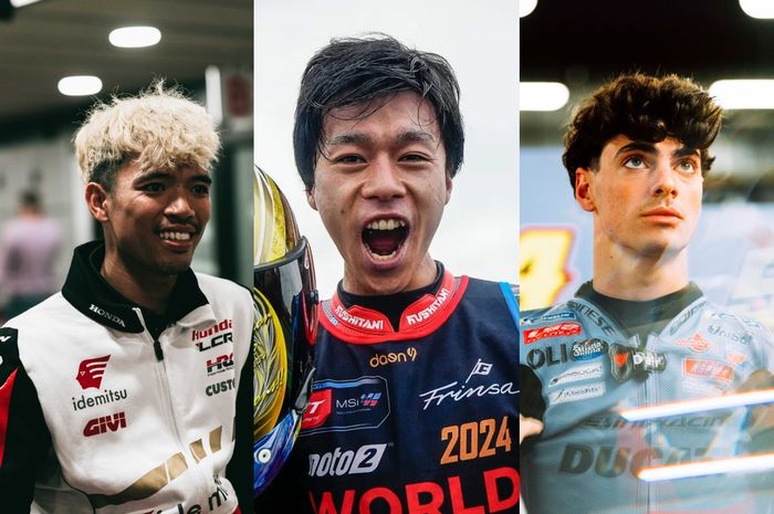 Tiga rookie MotoGP 2025, Somkiat Chantra, Ai Ogura dan Fermin Aldeguer