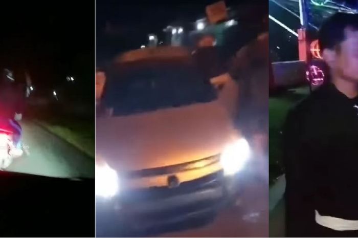 Honda Stream dan Pesilat PSHT saling bantu menumpas rombongan kreak yang berkeliaran di Ambarawa, kabupaten Semarang, Jawa Tengah