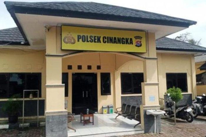 Kantor Polsek Cinangka yang menolak laporan pendampingan bos rental mobil hingga akhirnya terjadi aksi penembakan di rest area KM 45 tol Tangerang-Merak