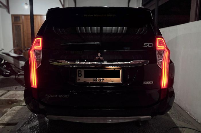 Lampu rem Pajero Sport dijuluki lampu menangis
