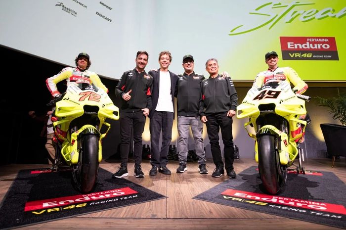 Pertamina Enduro VR46 Racing Team launching di Jakarta, Indonesia