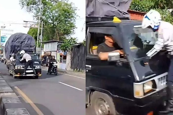 Pikap L300 bawa petugas Dishub kabur, ini awal mula permasalahannya