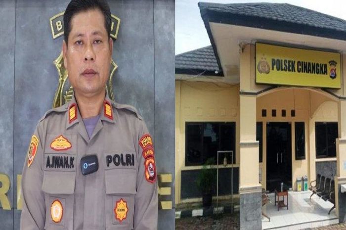 Kapolsek Cinangka, AKP Asep Iwan Kurniawan dan dua anggotanya, Brigadir Deri Andriani serta Bripka Dedi Irwanto kena sanksi mutasi ke bagian Yanma Polda Banten