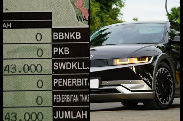 Lebihh murah dari motor 250 cc, segini pajak mobil listrik Hyundai 